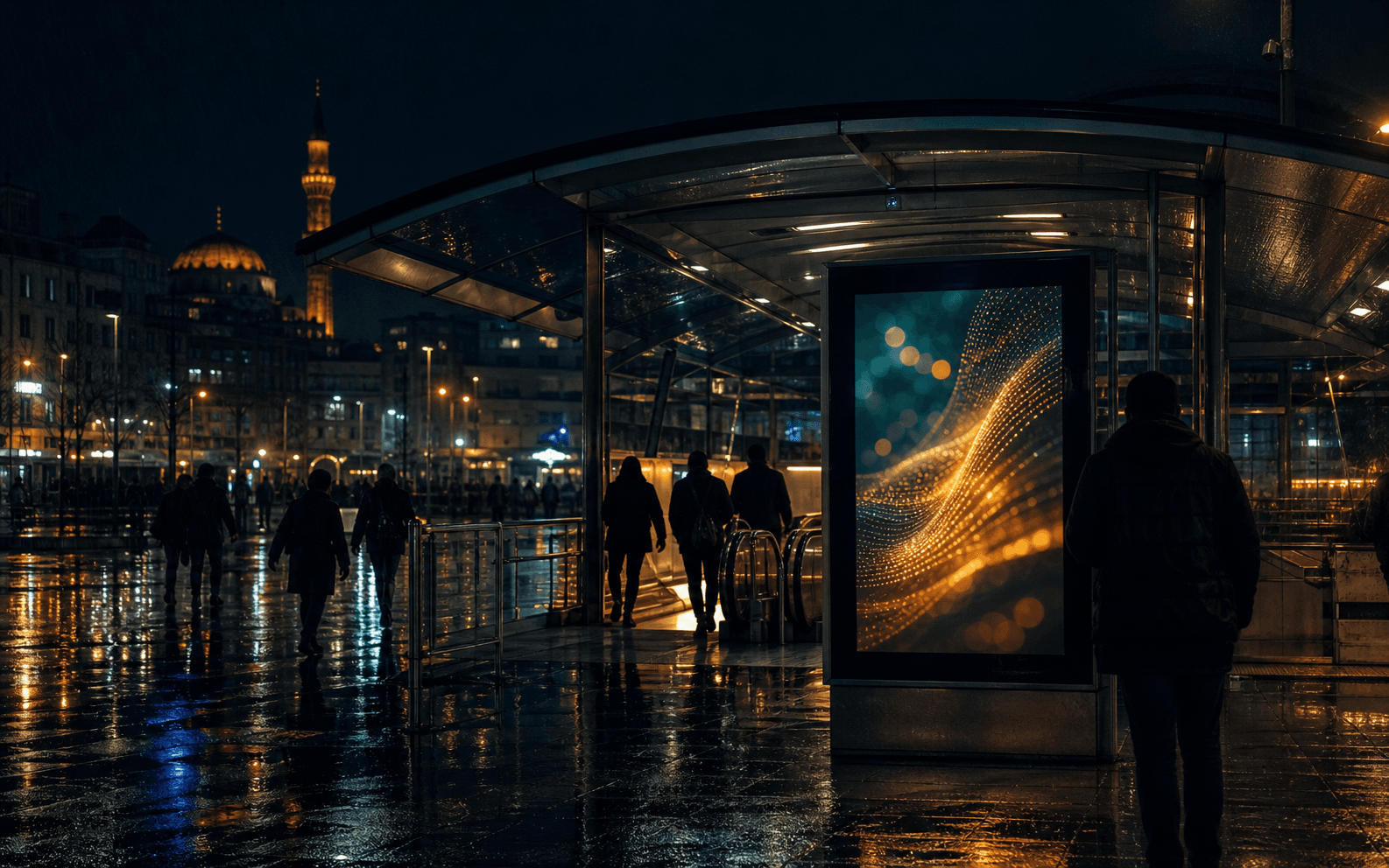 Yerel bir festival kampanyası kreatif görseli